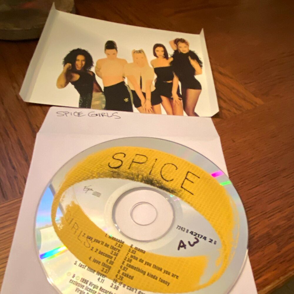Spice Girls Spice CD 1996 Virgin Pop Album Paper Sleeve Catalog 7243 8 42174